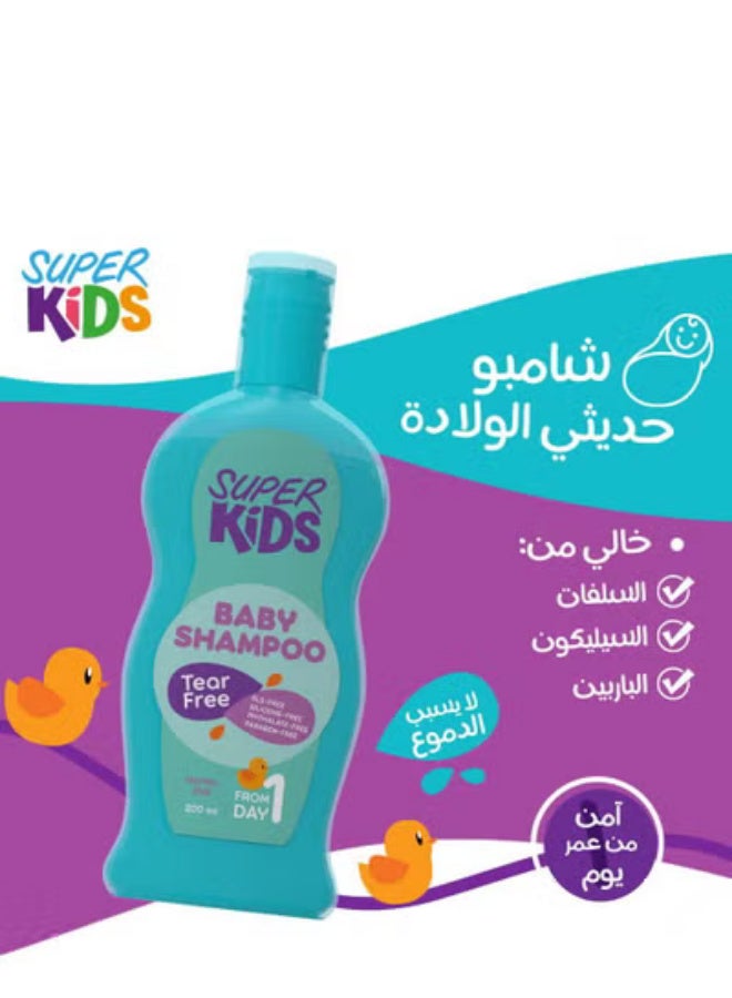 Super Kids Baby Shampoo Honey Milk 200 ML - Image 2